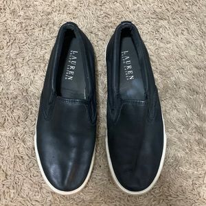 Lauren-Ralph Lauren women’s slip on sneaker size 7.5, black